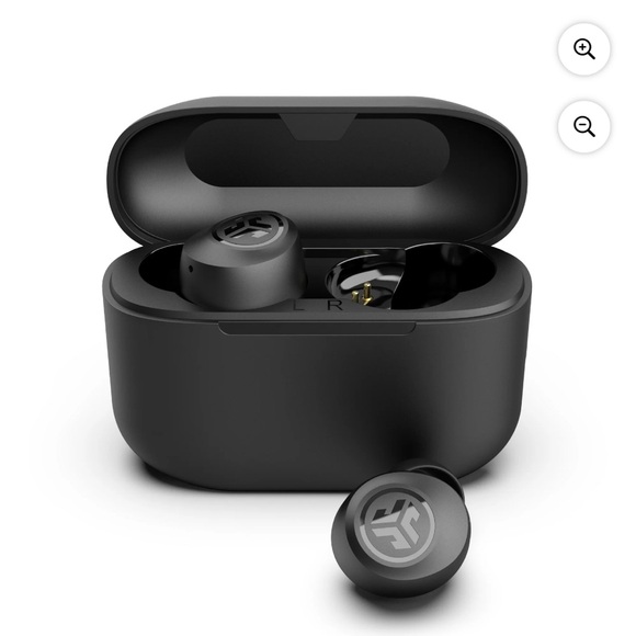 JLab Go Air Pop Bluetooth Earbuds, True Wireless with Charging Case in Black - Picture 2 of 9